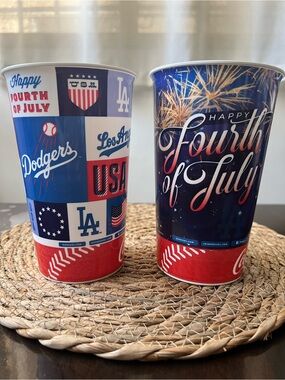 Los Angeles Dodgers Fourth of July Stadium Cups 🎆